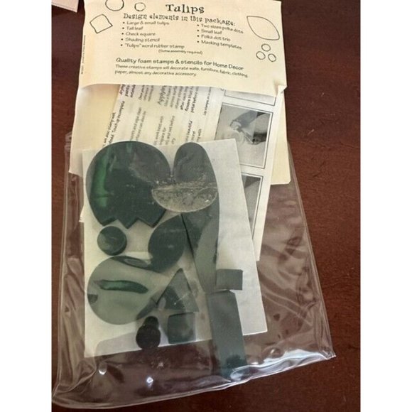 Vintage Print Works 1997Annette Allen Watkins Foam HD004 NOS Rubber Stamp - Picture 4 of 6